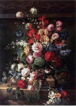 unknow artist Floral, beautiful classical still life of flowers.065 oil painting image